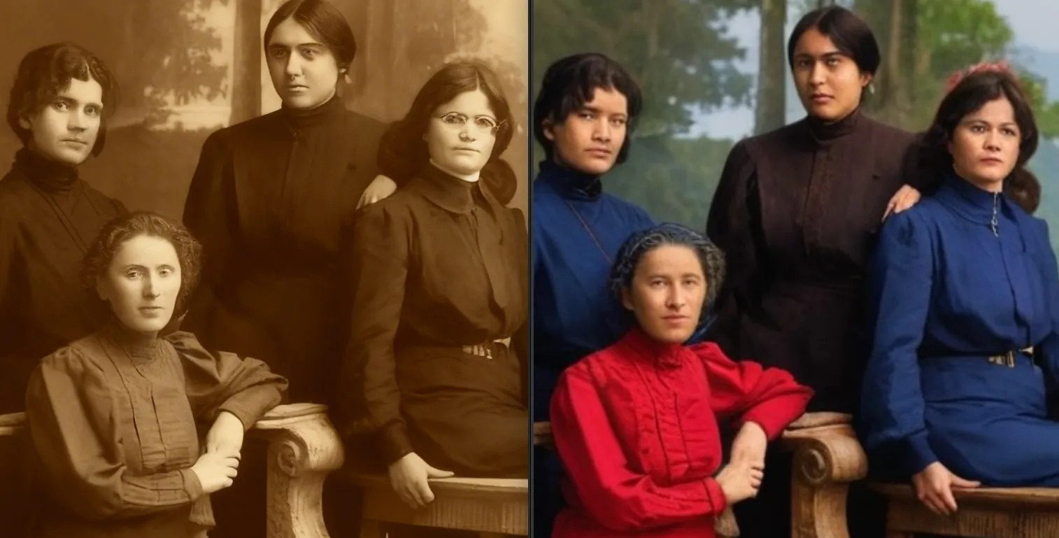 Ein Beispiel für die Fotokolorierung mit ImageColorizer