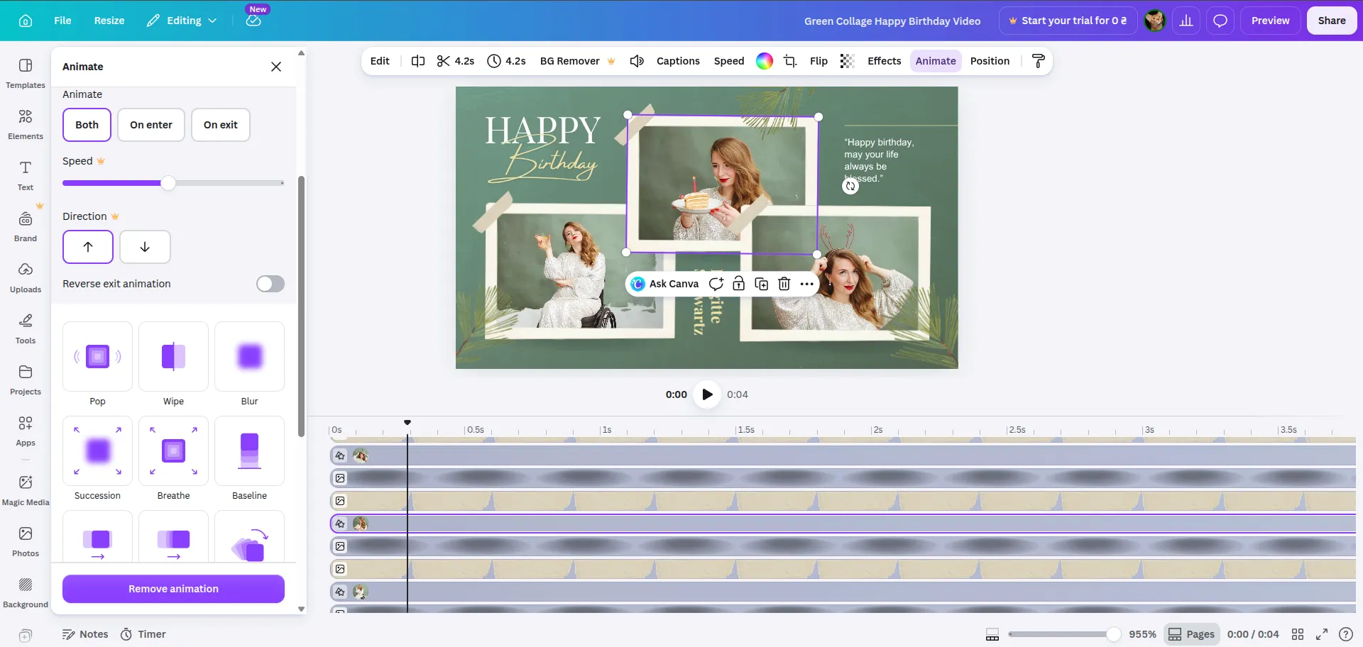 Canva Video-Collage Workflow