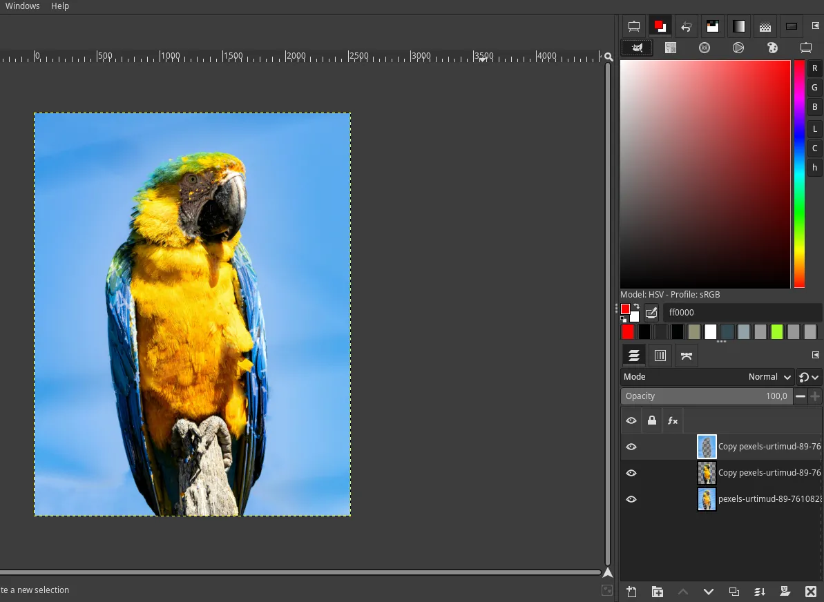 Removing Watermarks in GIMP
