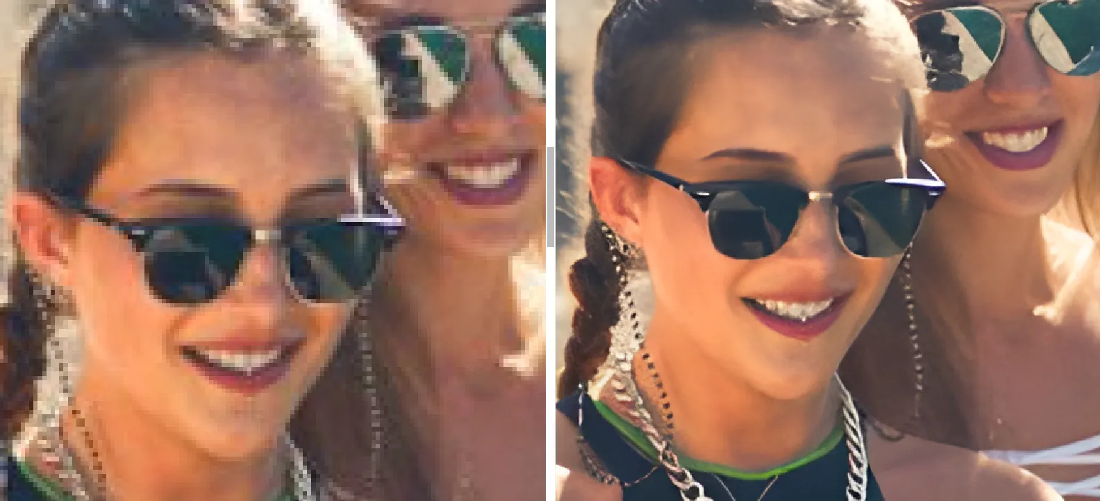 Работа алгоритма по улучшению качества фотографий Upscayl