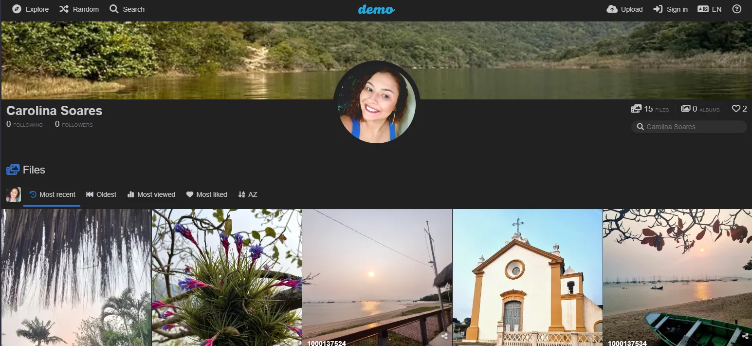 Chevereto – Autorenseite