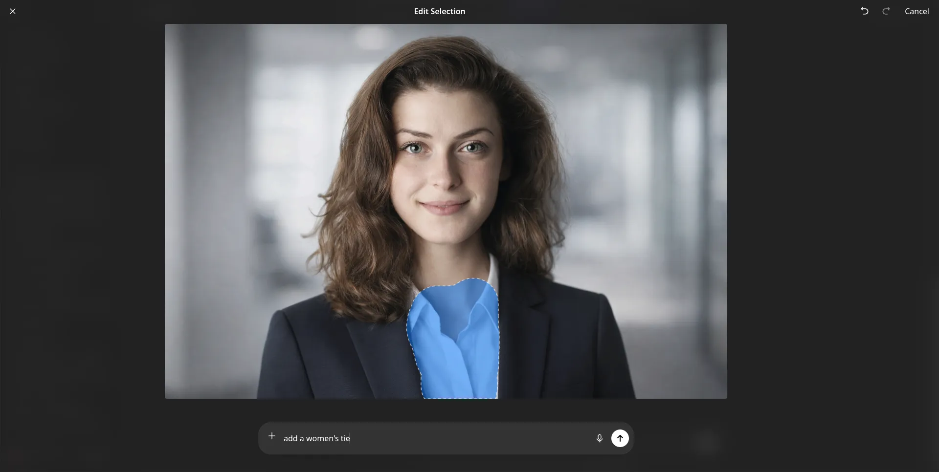 Ein Beispiel für die Bearbeitung eines bestimmten Bereichs in ChatGPT