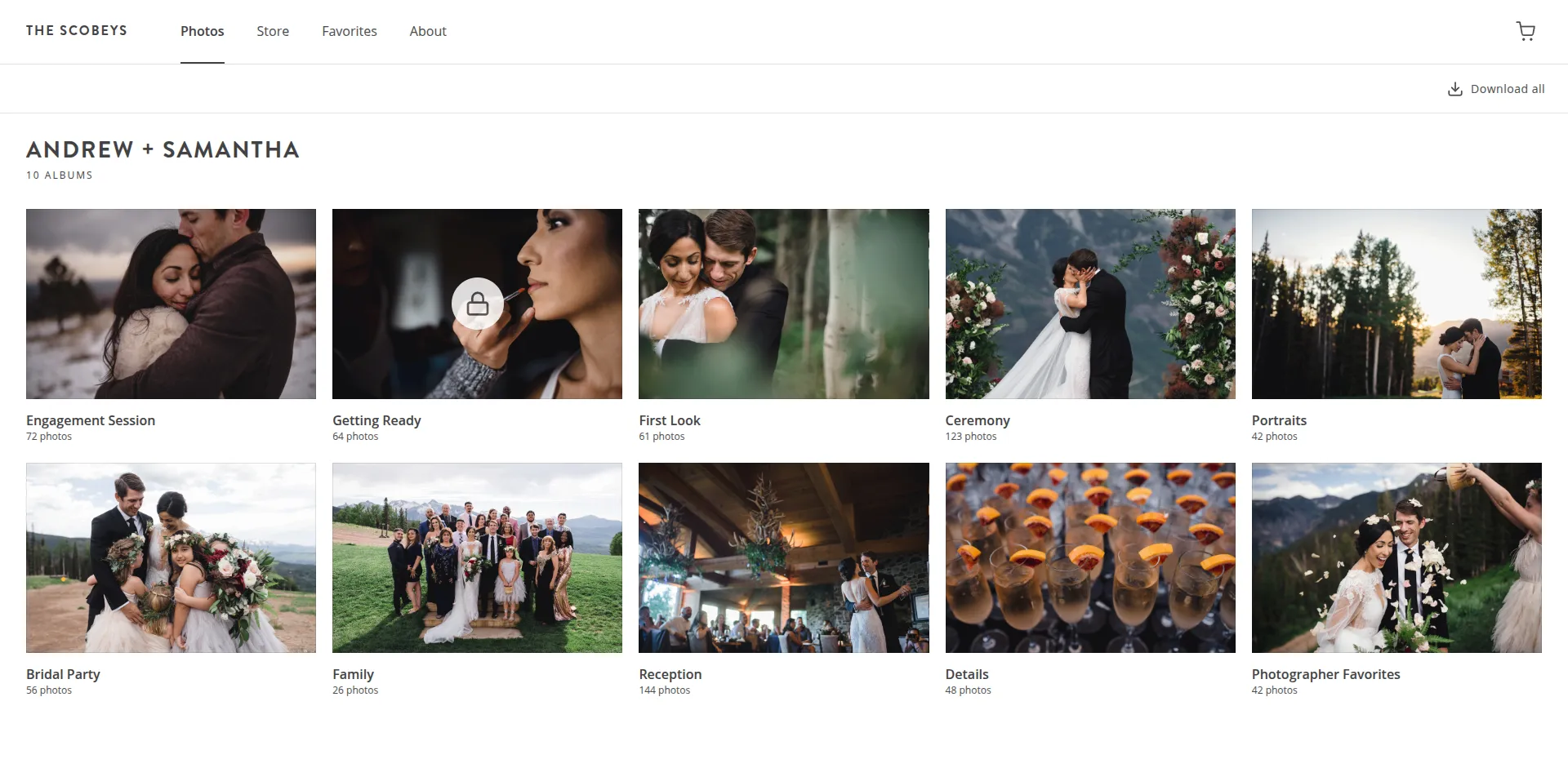 ShootProof Gallery Example