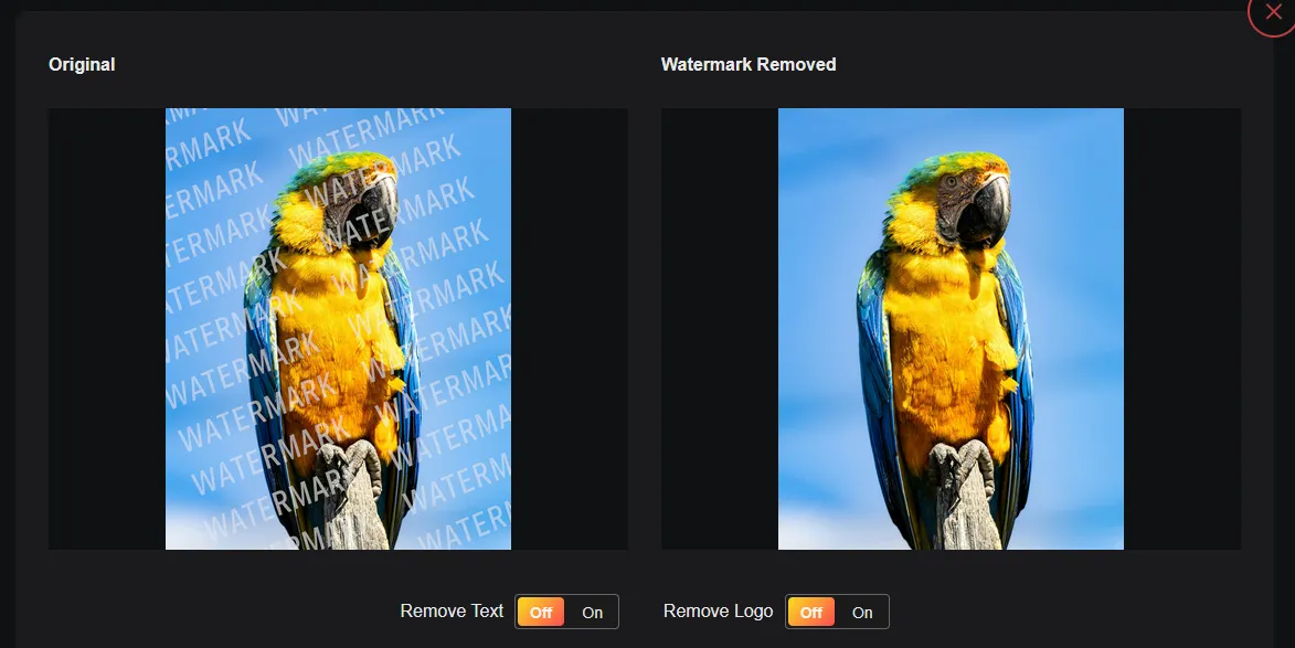 Remove Watermarks with Watermarkremover.io