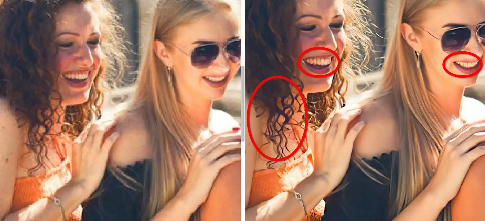 Работа Vanceai AI Image Upscaler над улучшением фотографии