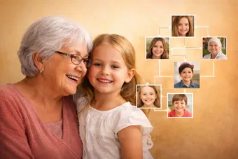 Семейная история в фотографиях