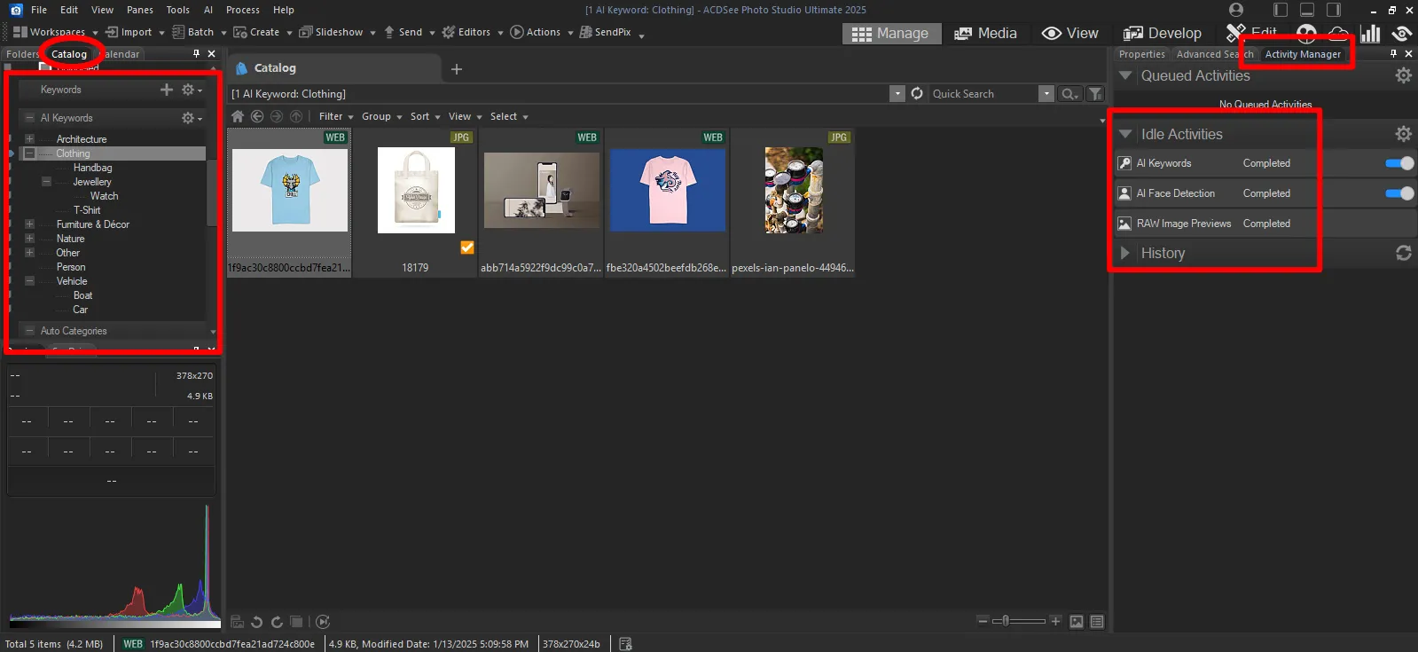 Foto-Tagging-Funktionen in ACDSee Photo Studio