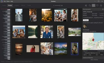 Интерфейс программы Tonfotos