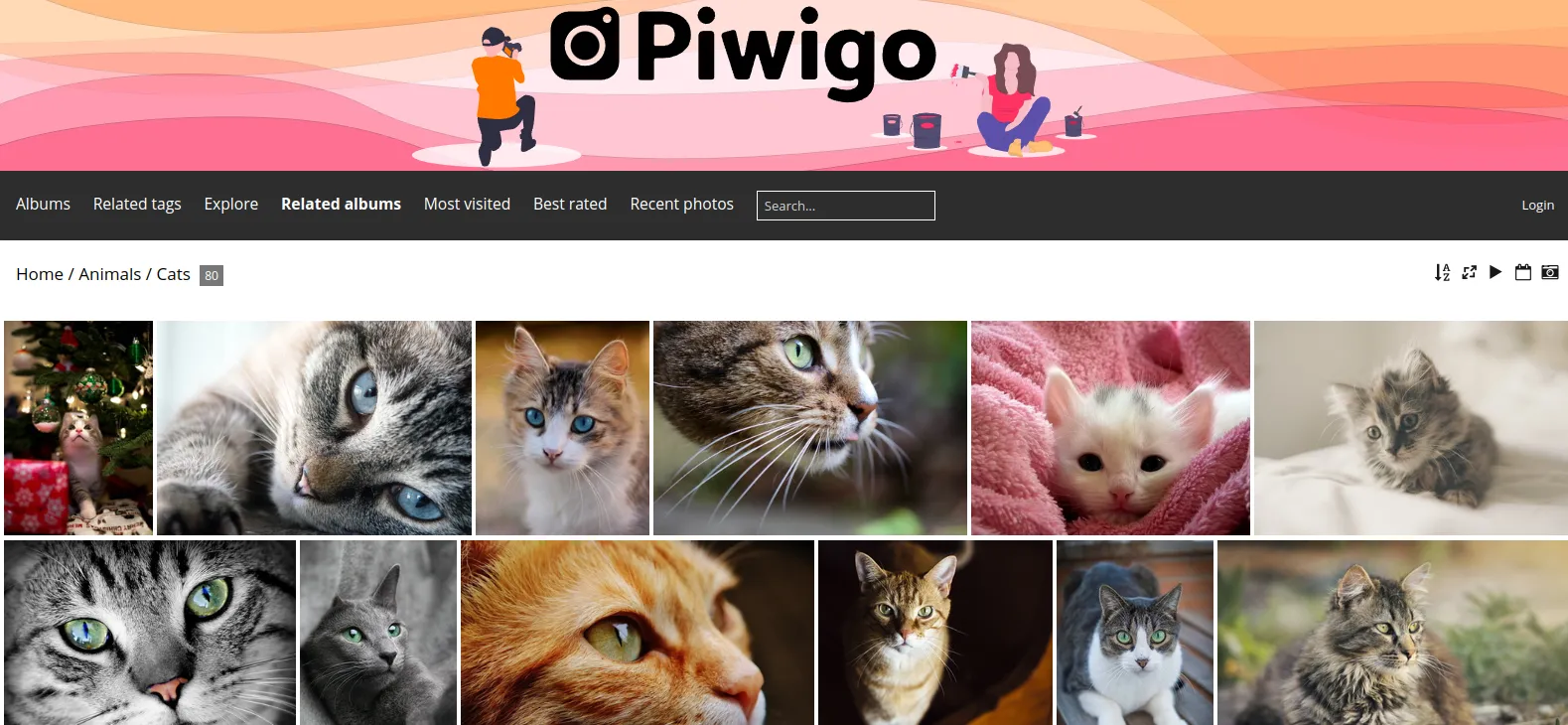 Piwigo – Bildergalerie