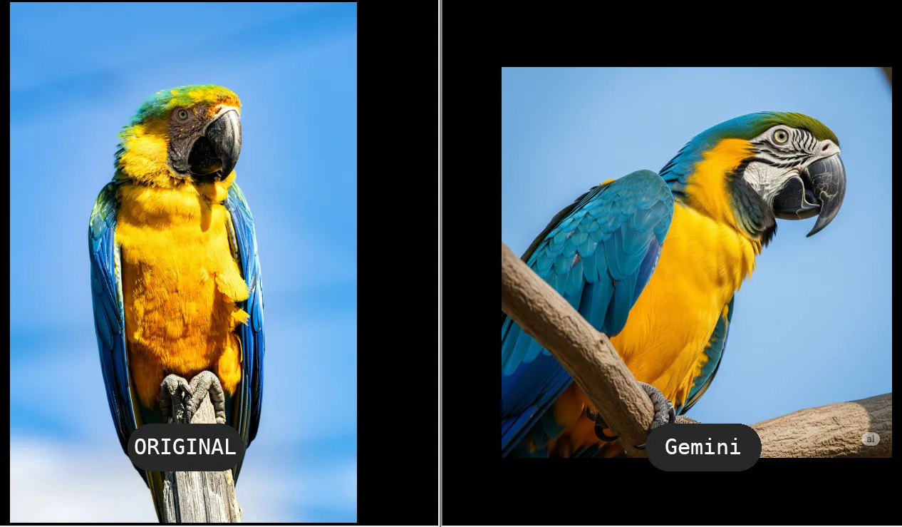 Результат работы Genimi по удалению водяного знака