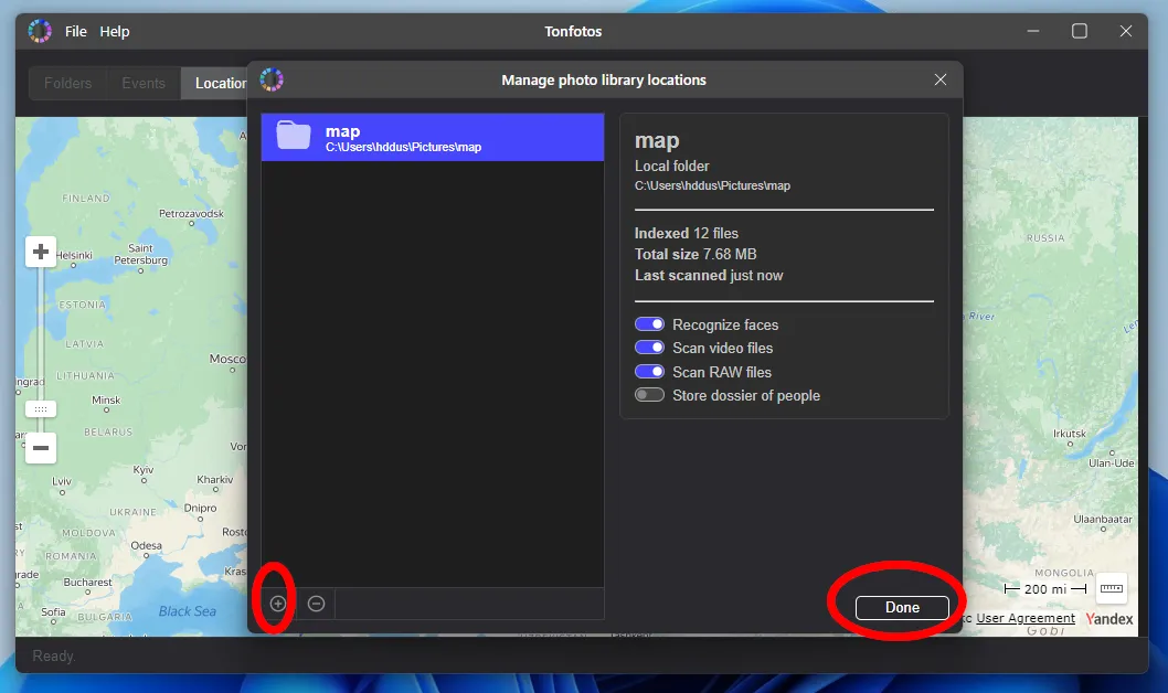 Ajout d’un dossier pour identifier où une photo a été prise