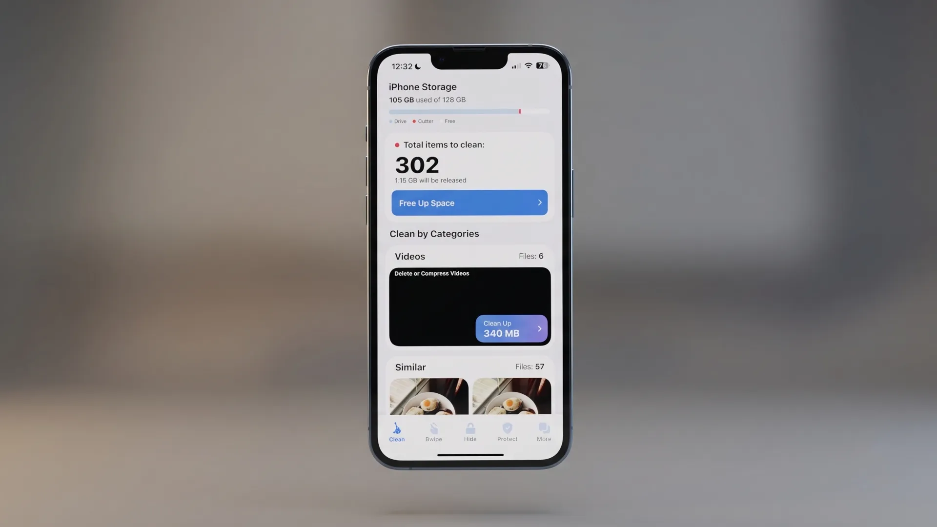 Cleaner KitのiPhone掃除カテゴリ