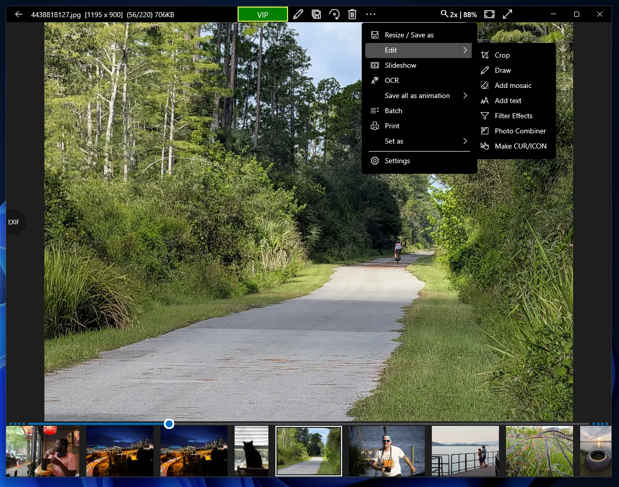 123 Photos-Betrachter-Benutzeroberfläche