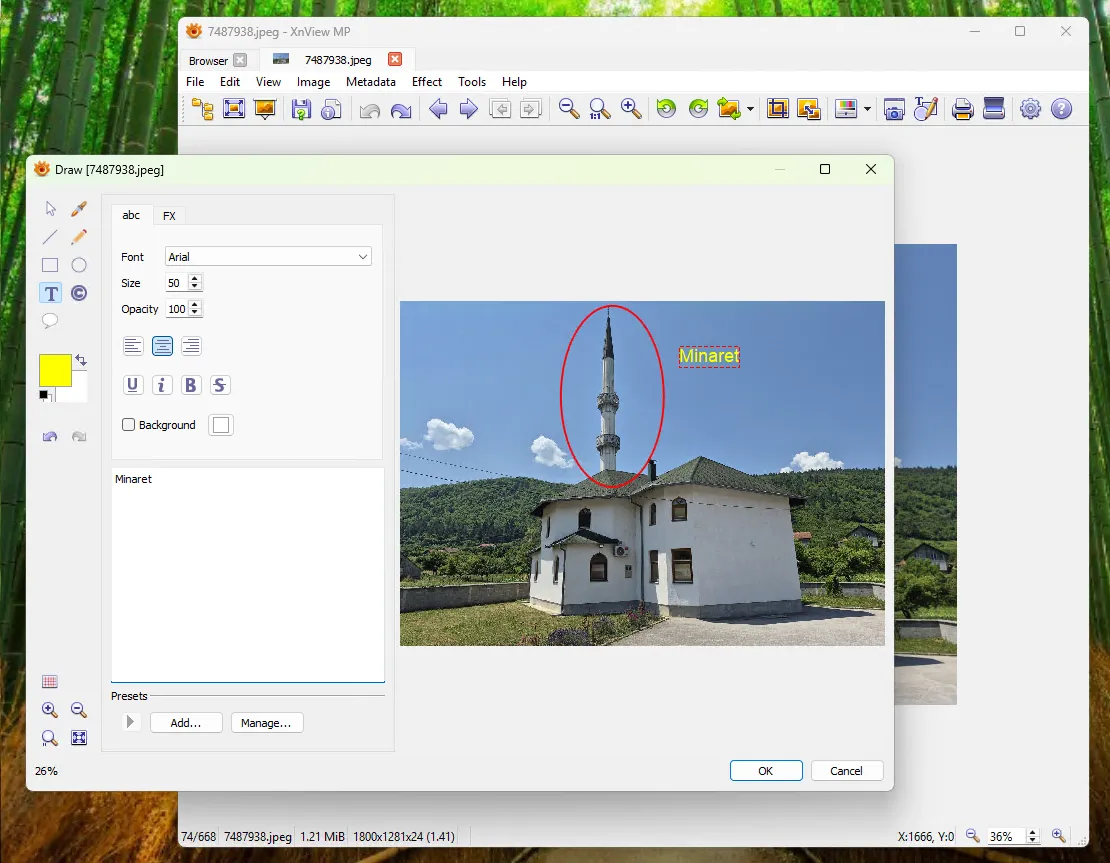 XnView MP でグラフィック注釈を作成するツール