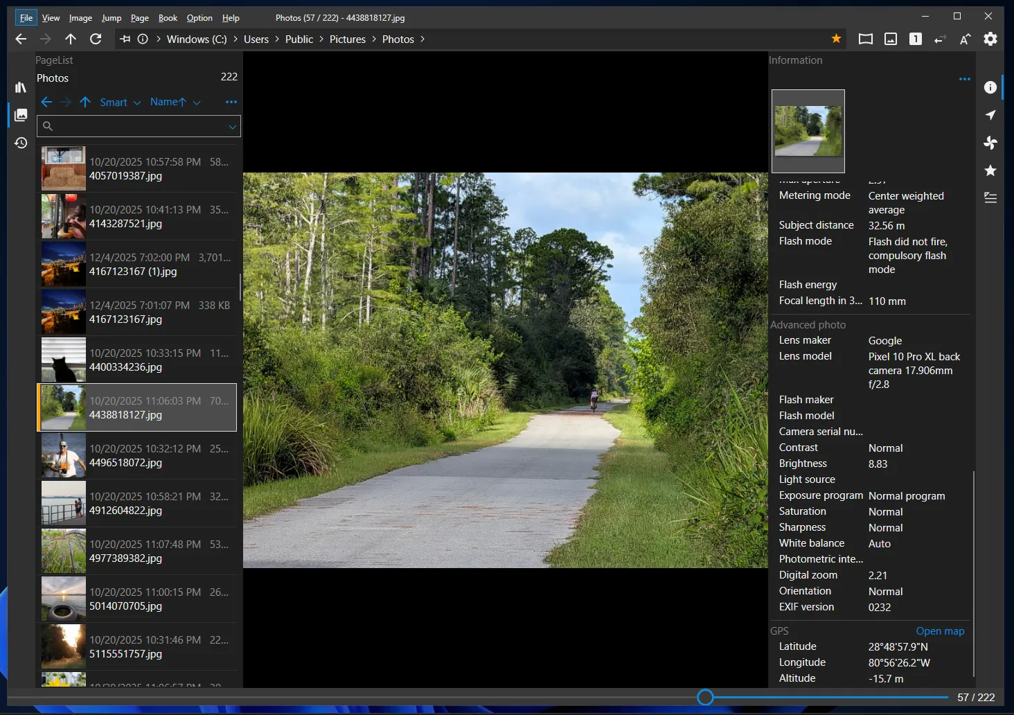 NeeView-Betrachter-Benutzeroberfläche