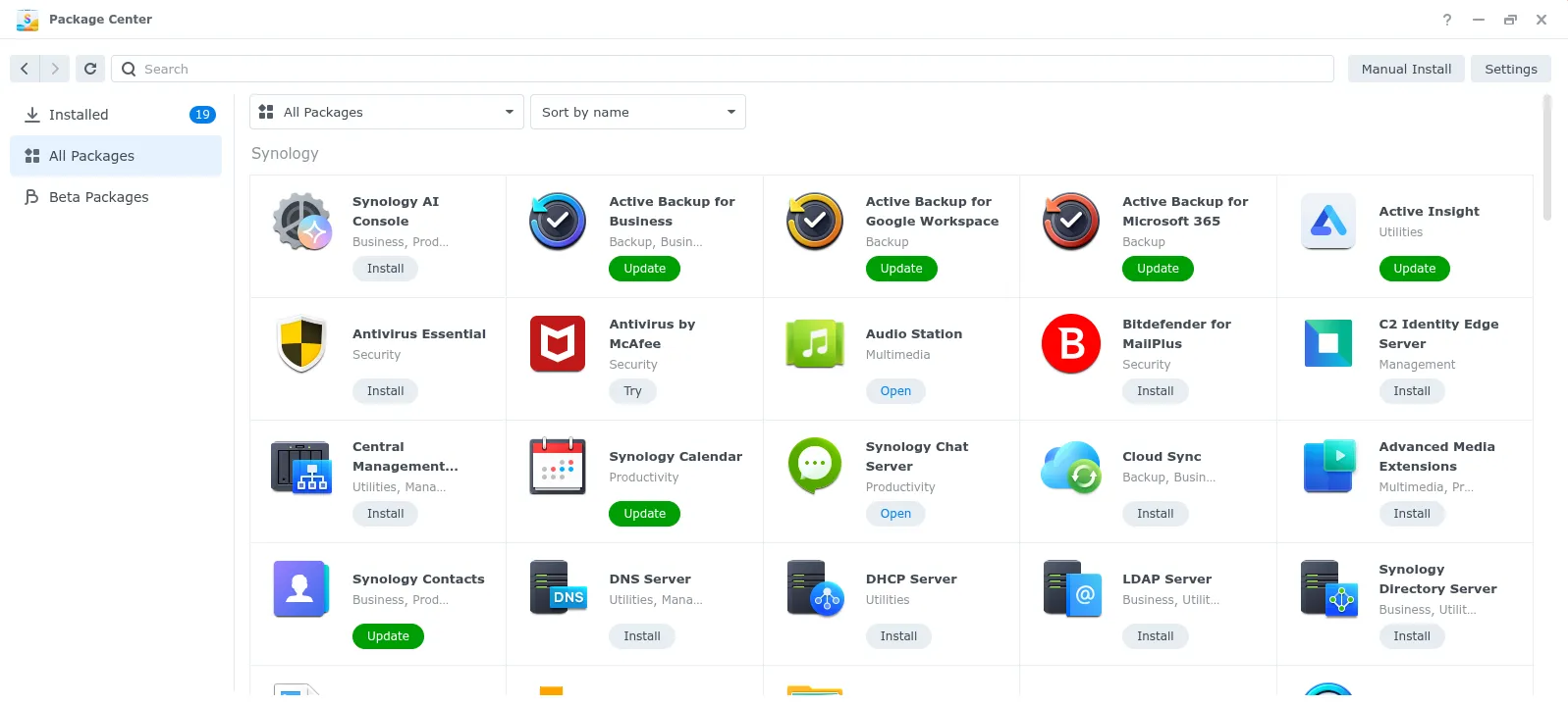 Synology App Store