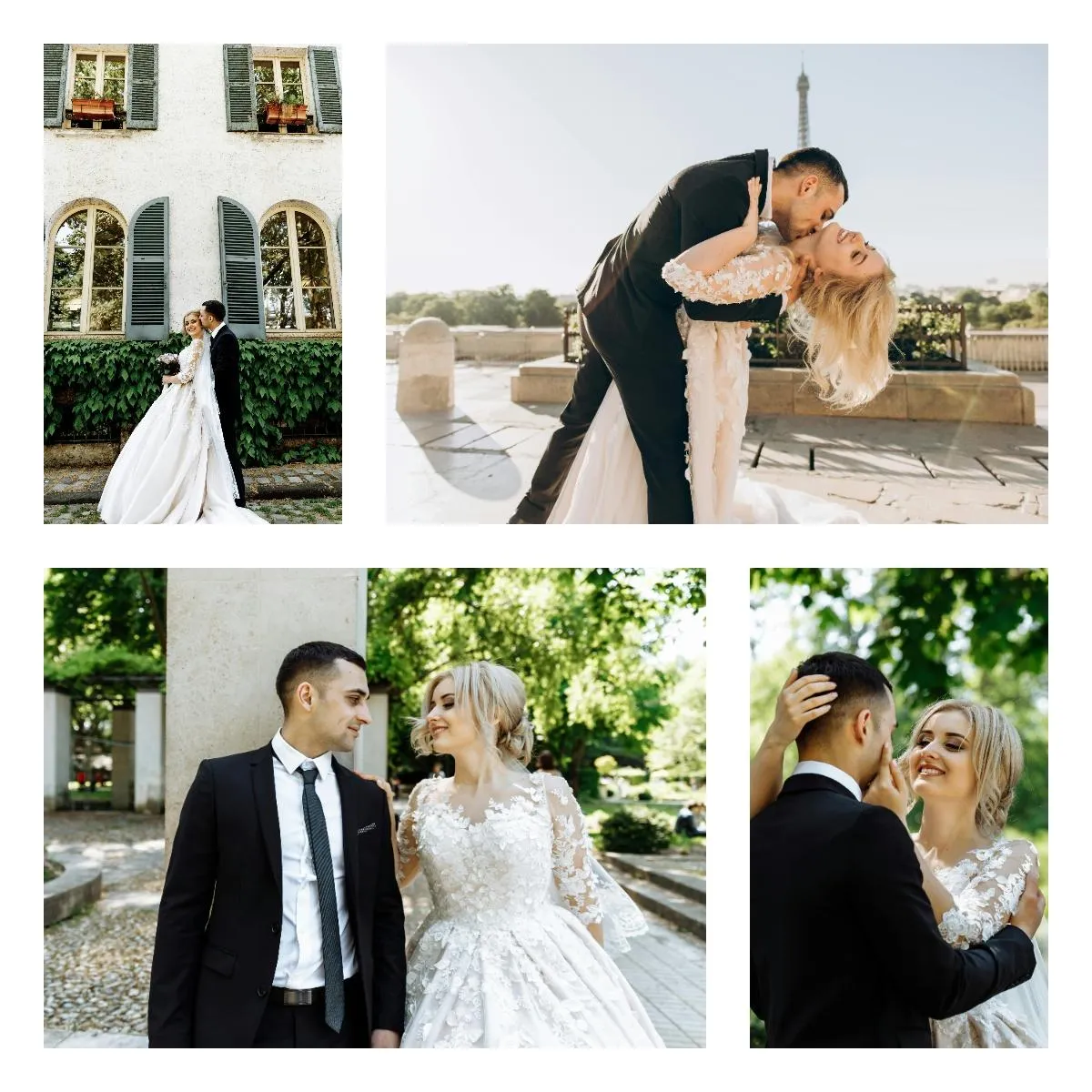 Création d'un collage de photographies prises sous différents angles