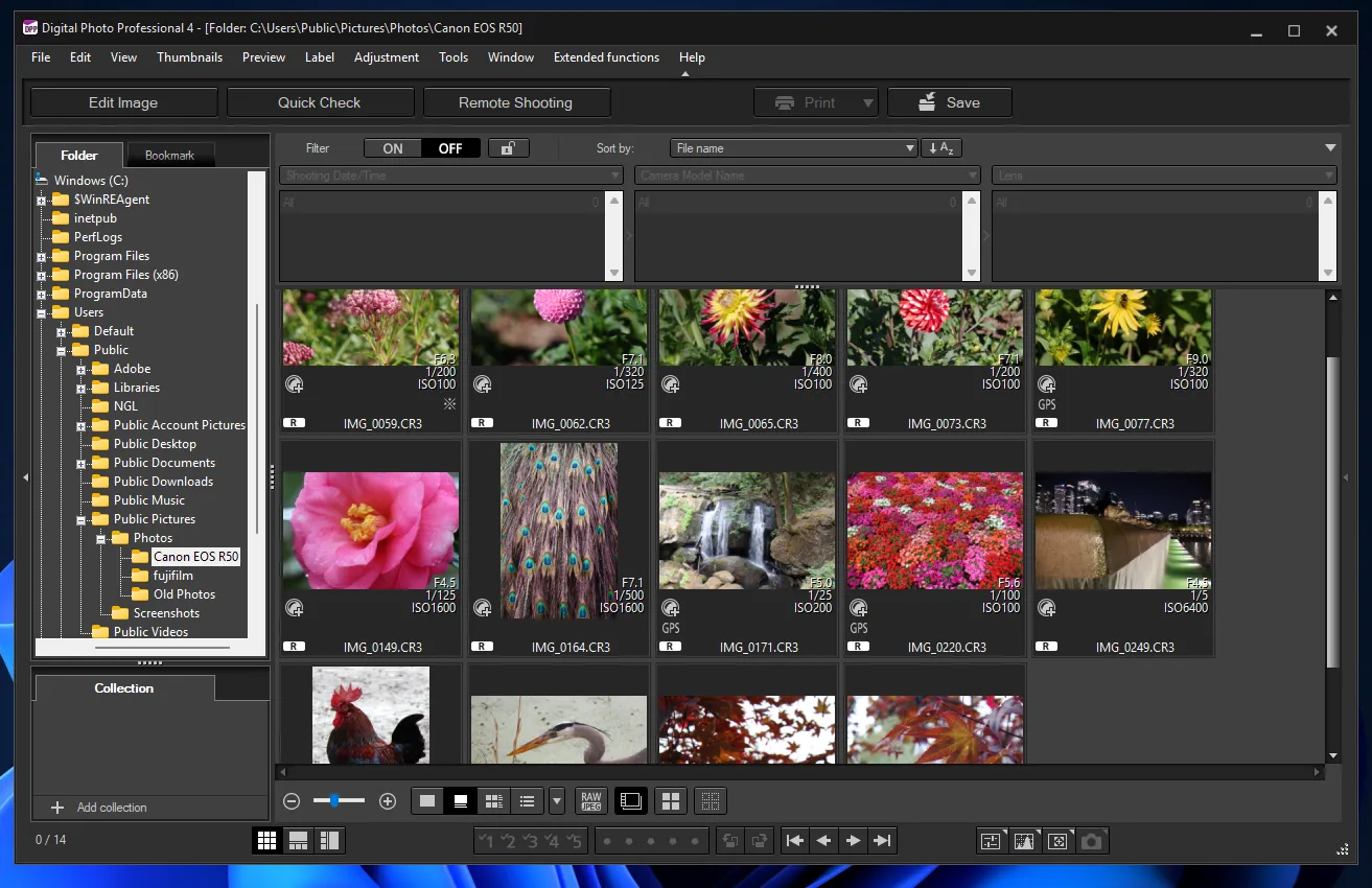 デジタル写真プロフェッショナルフォトマネージャー