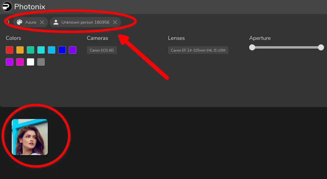 Photonix – Personensuche