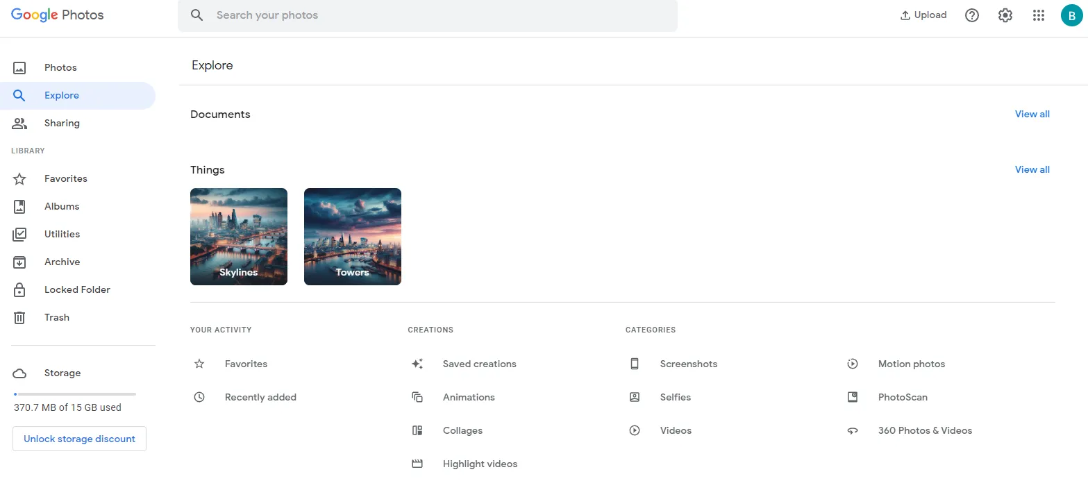 Un exemple de tri de photos dans le stockage cloud Google Drive